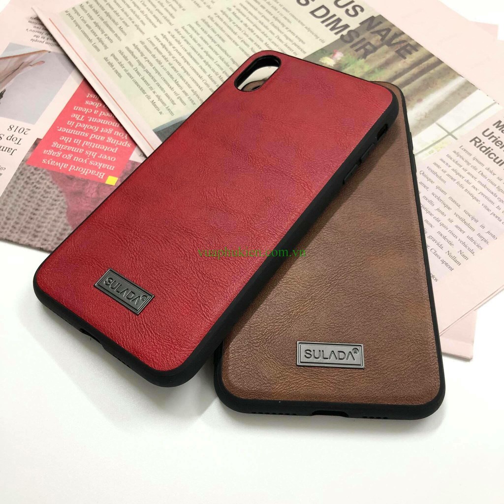 Ốp lưng SULADA da cho iPhone 12/12 Mini/12 Pro/12 Pro Max/11 Pro/11 Pro Max/XS Max/Xr/X/XS da nhập khẩu cao cấp