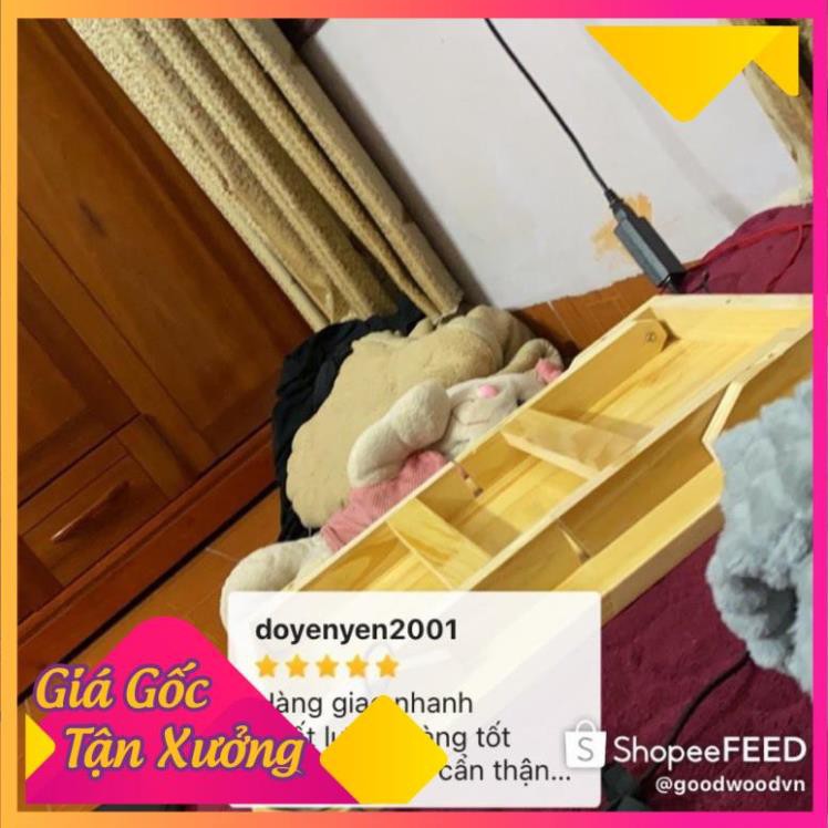 Bàn học gấp gọn đa năng chân xếp gỗ thông tự nhiên kích thước 40x60cm | BigBuy360 - bigbuy360.vn