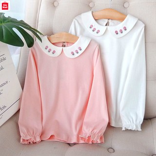 Áo thun dài tay cổ cánh sen MAM DAD KIDS (cho bé từ 12-34 kg)