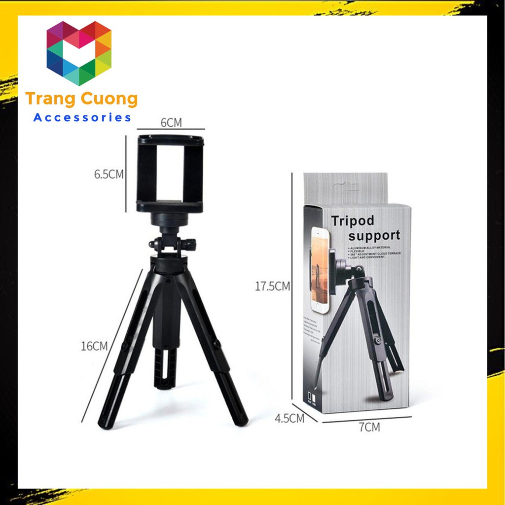 [FREESHIP] Gậy Tripod support 2 nấc thay đổi độ cao siêu HOT 2021