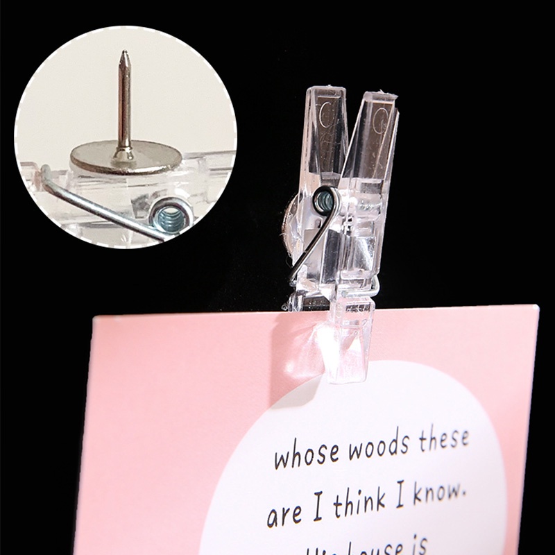 Set 20 Kẹp Trong Suốt Dùng Để Cố Định Móng Tay