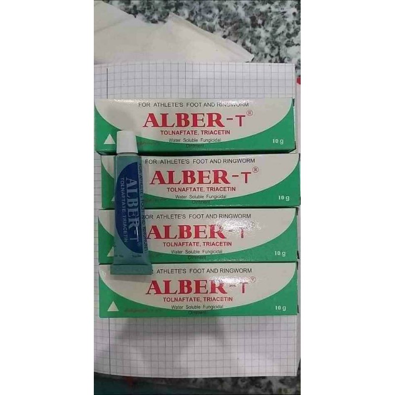 Trị nấm gà, mốc gà chọi và chim, thuốc lác gà đá ALBER-T dạng tuýp bôi 10gr MADEIN THAILAND