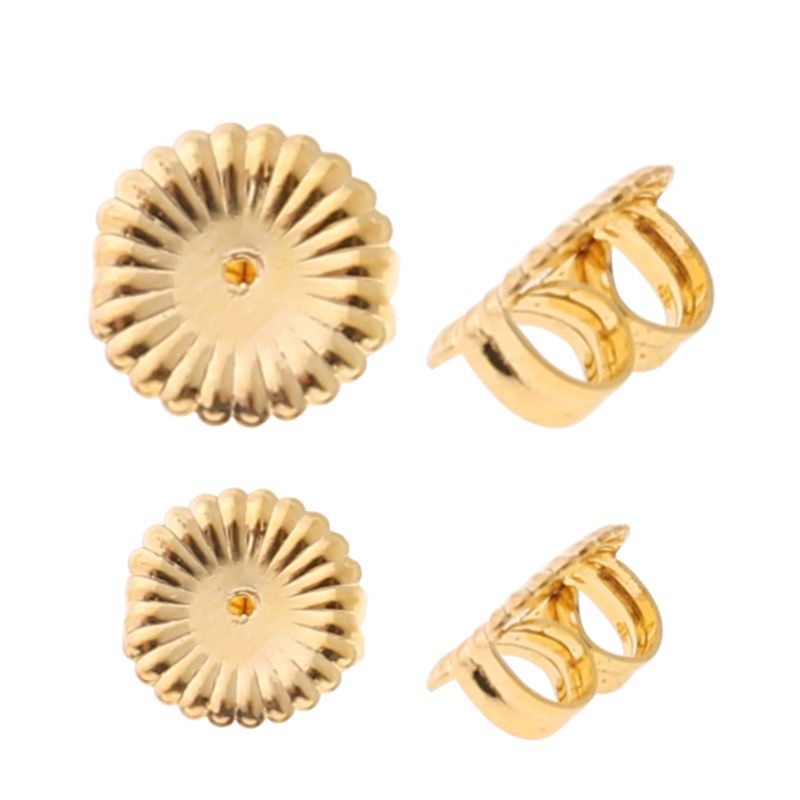 Set 100 Nút Khuyên Tai Mạ Vàng Thay Thế An Toàn