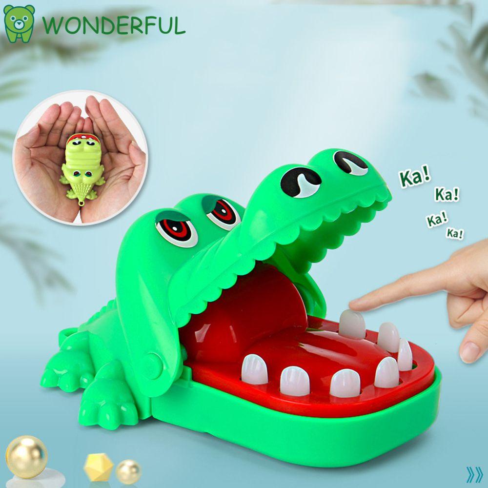 Đồ chơi cá sấu cắn tay giải tỏa căng thẳng nhiều màu sắc