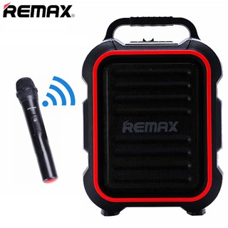 Loa Karaoke Bluetooth Remax RB-X3 có quai xách tặng kèm 1 Micro hát không dây