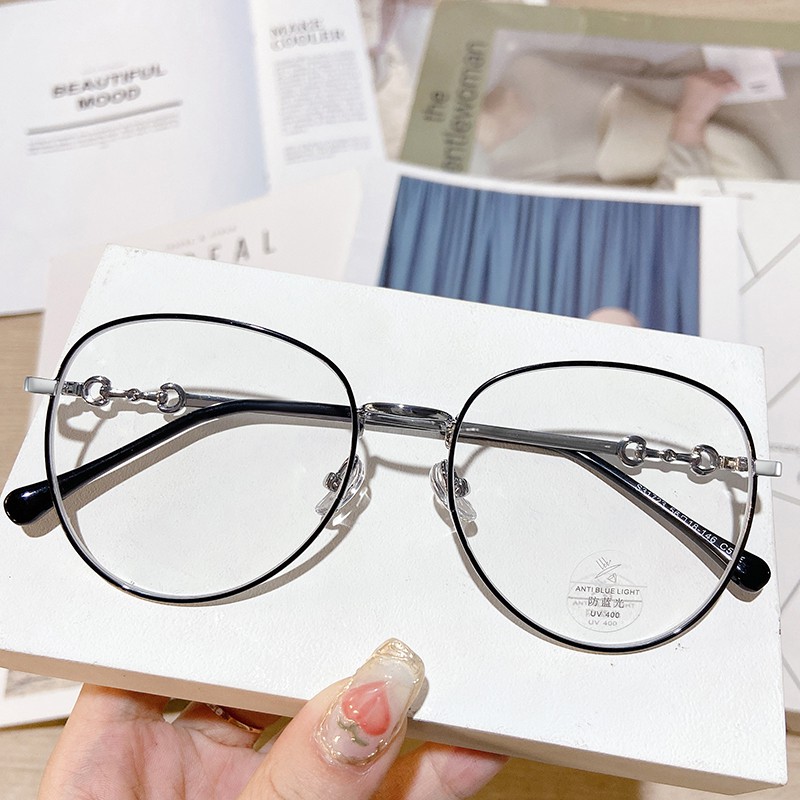 Mắt Kính Gọng Tròn Chống Ánh Sáng Xanh Thời Trang Cho Nam Nữjz31723 | BigBuy360 - bigbuy360.vn