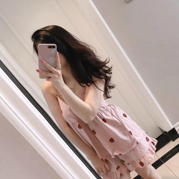 [Mã WAPUSH hoàn 12% xu đơn 99k] bộ ngủ hai dây hình dâu | BigBuy360 - bigbuy360.vn