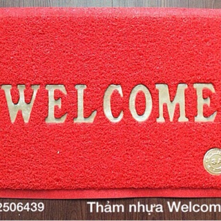 SET 2 THẢM NHỰA WELCOME 40x60cm