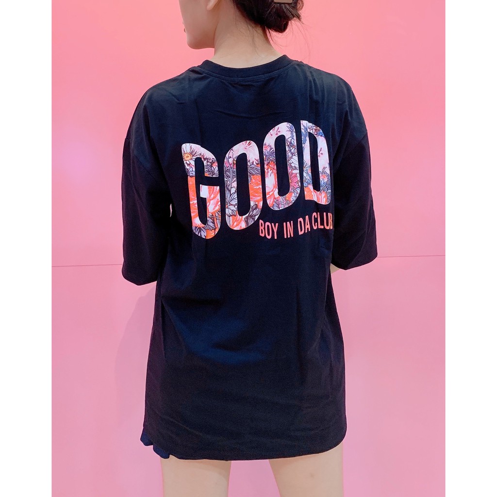 Áo Phông Oversize Good Đen 🌵🌵[RẺ VÔ ĐỊCH]🌵🌵 Áo Thun Tay Lỡ Unisex Form Rộng, Hotrrend,Áo Đôi, Áo Đội Áo Nhóm