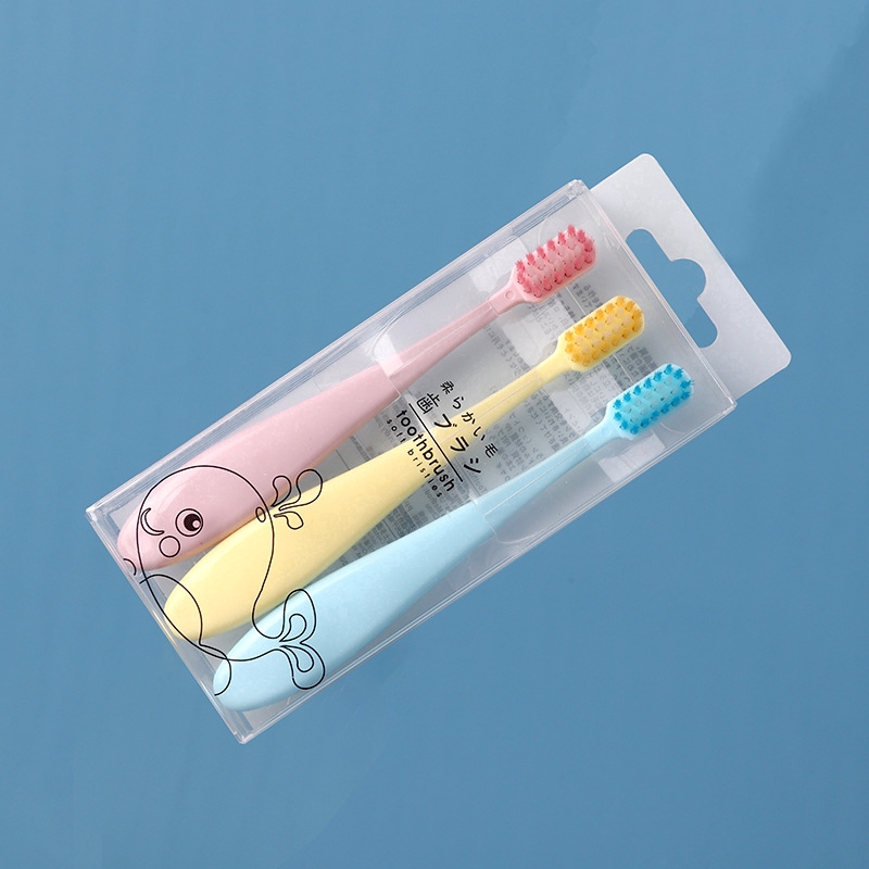 【COD】 Accept Wholesale, 3 PCS Toothbrush For Baby, Soft Bristles Toothbrush Suitable for Children From 2 To 6 Years Old, Babies Clean Teeth Supplies Toothbrush For Boys and Girls Protect Gums