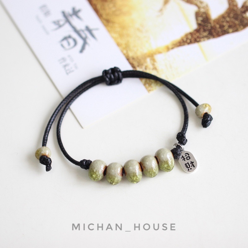 Vòng tay handmade nhiều màu phong cách vintage