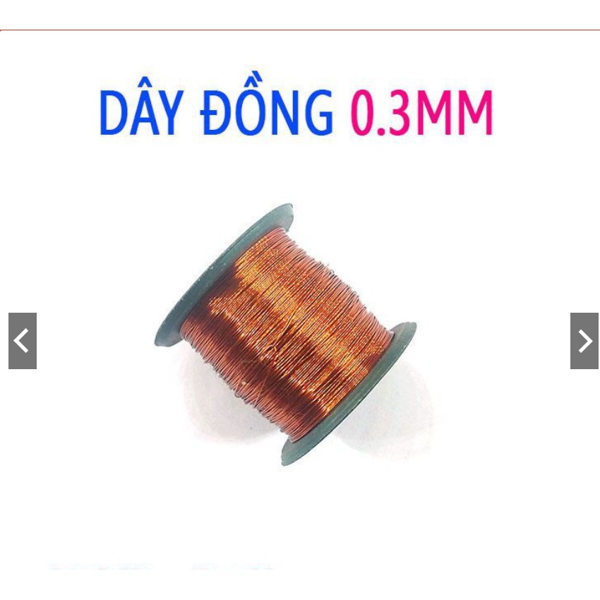 Dây đồng quấn biến áp 1KG 0.1- 2.0mm