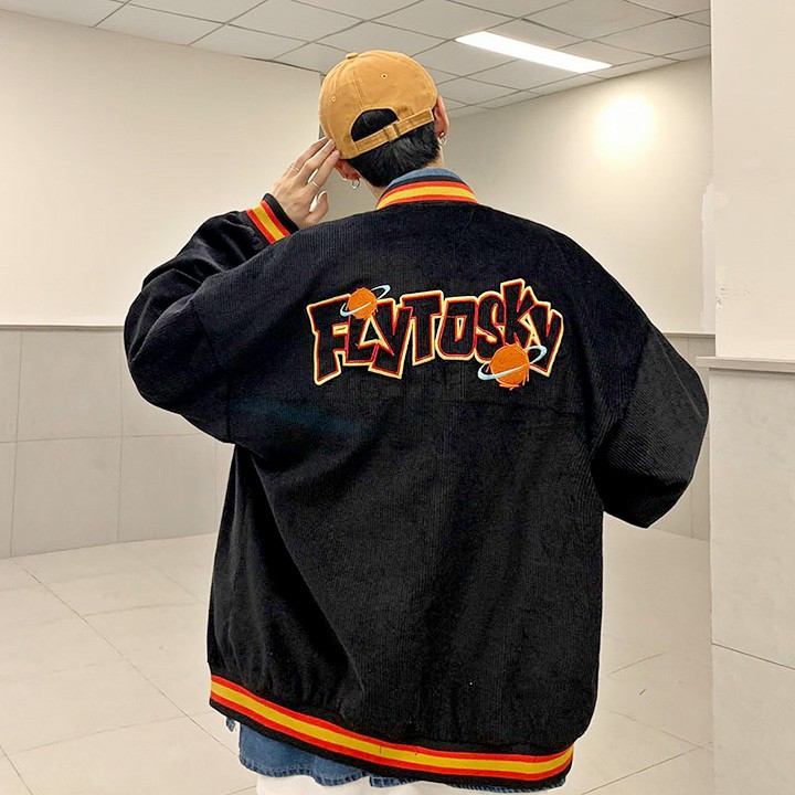 ÁO KHOÁC KAKI NHUNG GÂN FLYTOSKY (M2640 - Ảnh Thật) | BigBuy360 - bigbuy360.vn