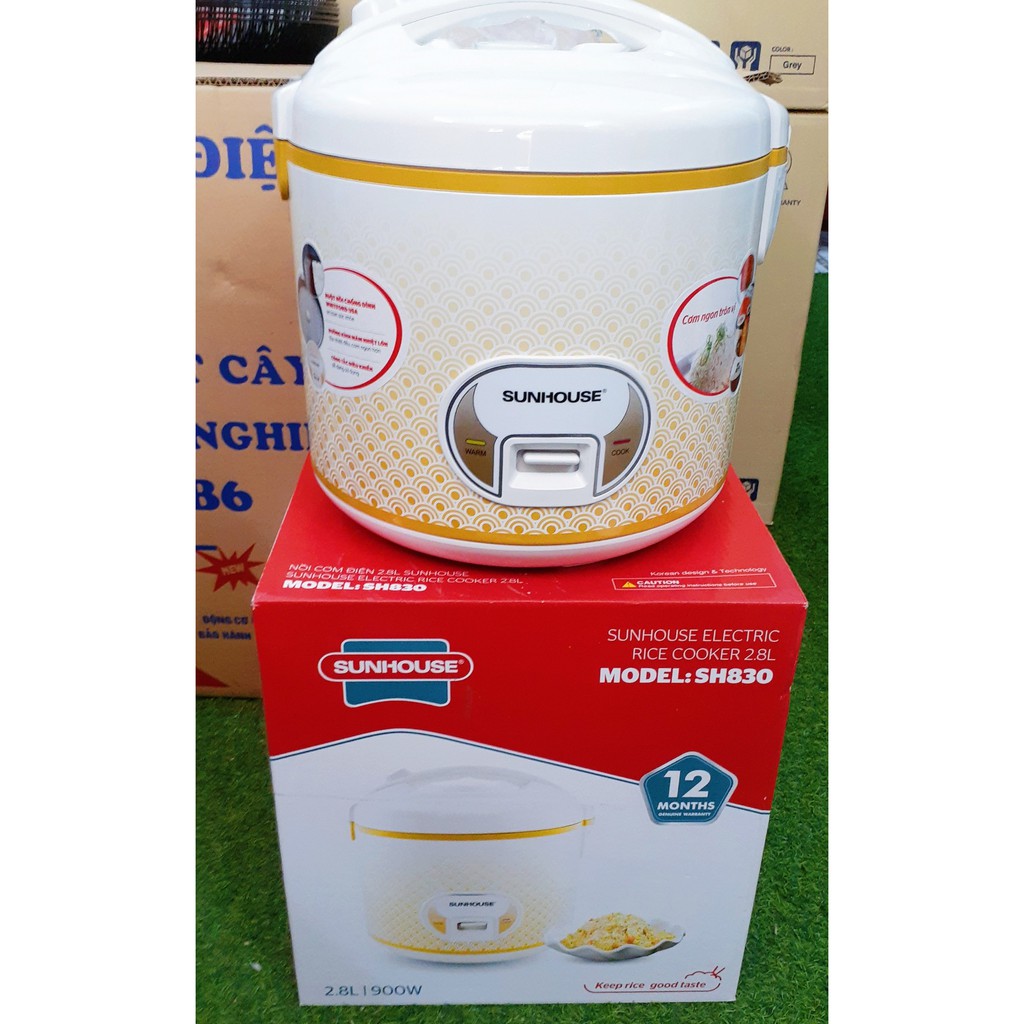 Nồi cơm điện cỡ lớn Kipor - KP-N532 (3.2L) và Sunhouse SH830 (2.8L), BH chính hãng 12 tháng