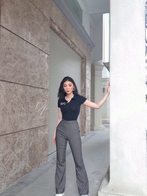 [ Mã WASTAPR giảm 10K đơn 50K] Áo thun cổ bẻ nữ in 2 mặt hình thật chất porip mịn y hình - Carotshop | BigBuy360 - bigbuy360.vn