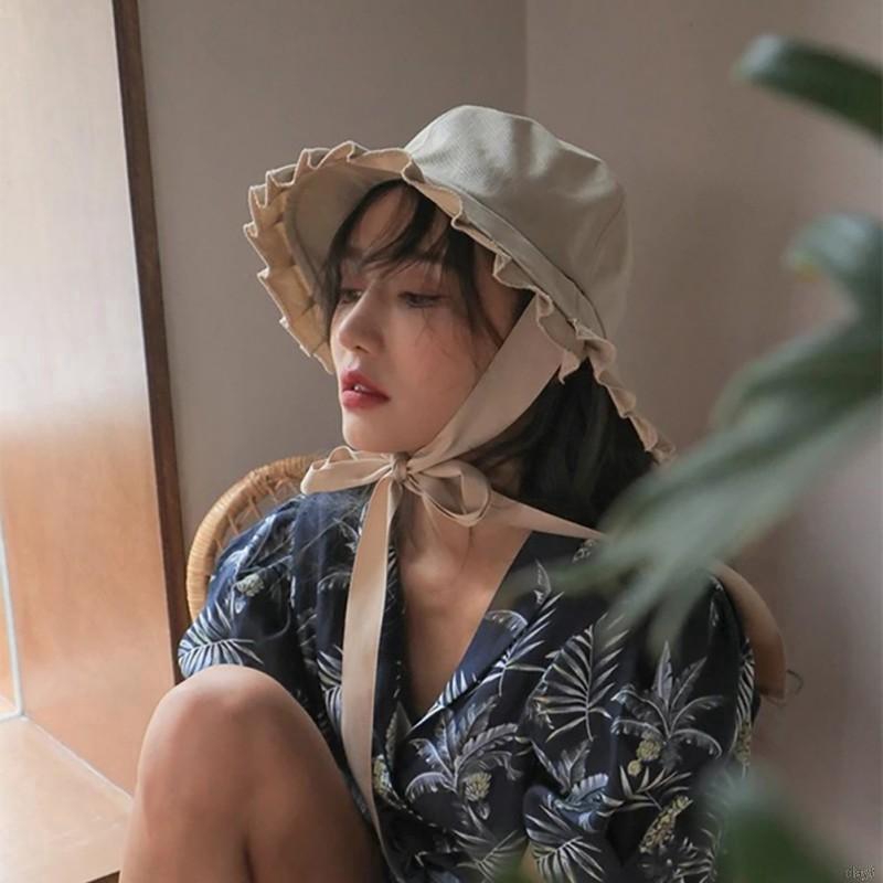 Nón tai bèo màu trơn phong cách Hàn Quốc nữ tính