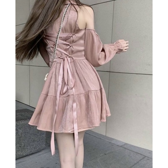 Đầm Sơ mi Đan Dây Xịn Xò