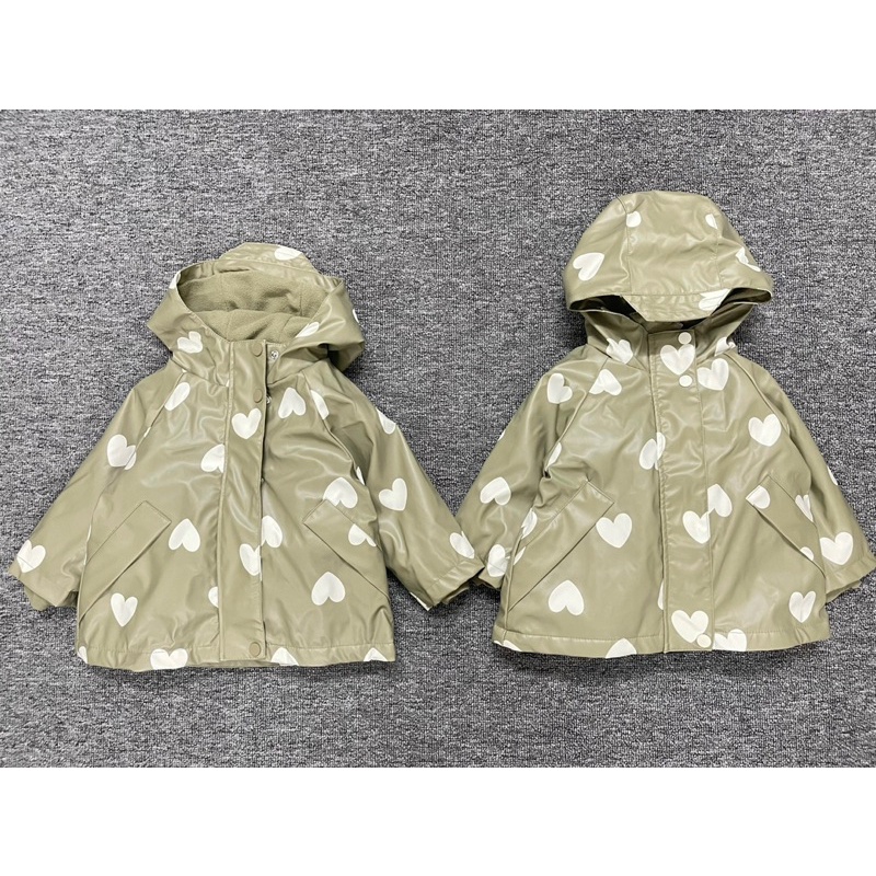 Áo raincoat bé gái