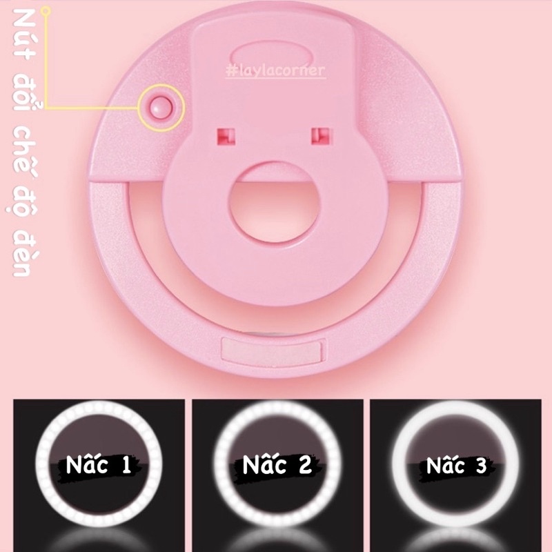 [XẢ RẺ] Đèn LED Ring Light Trợ sáng Thế hệ Mới nhiều nấc điều chỉnh hỗ trợ chụp ảnh makeup