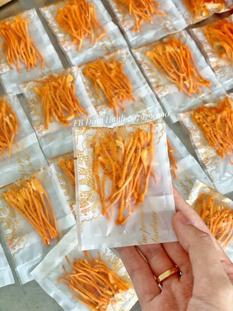 Đông Trùng Hạ Thảo Sấy thăng hoa - Dược chất cao - Tặng kèm trà hoa detox khi mua trên 2 sp | BigBuy360 - bigbuy360.vn