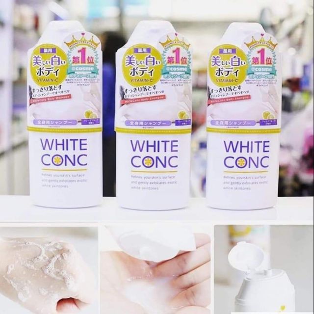 Sữa tắm trắng da White Conc Body 150ml Hàng xách tay [Có bill Nhật]