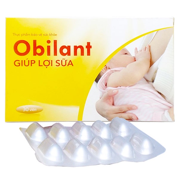 Viên Uống Lợi Sữa OBILANT (Hộp 30 Viên)