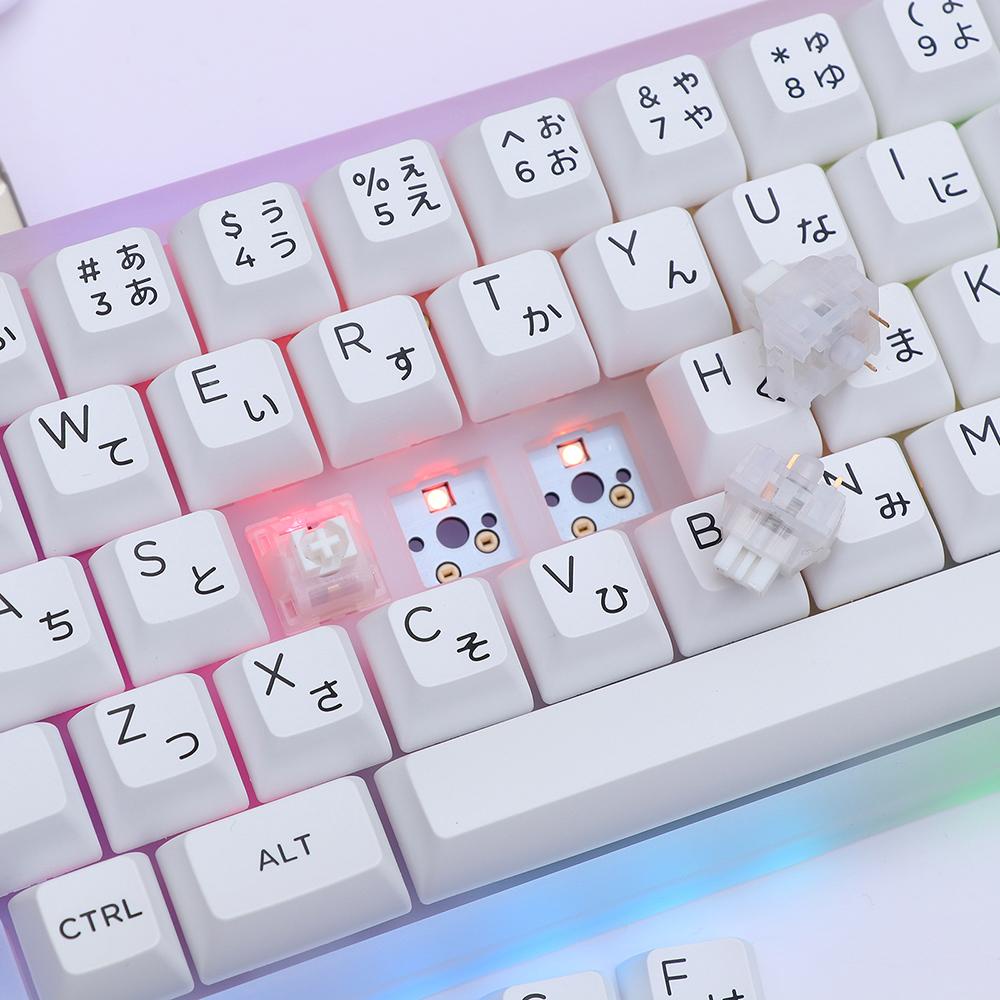 Bàn phím cơ AKKO ACR59 Pink/White