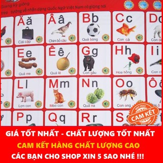 [Giá Rẻ Nhất] BẢNG CHỮ CÁI TIẾNG VIỆT VÀ CHỮ SỐ THÔNG MINH [BẢNG ĐỎ]