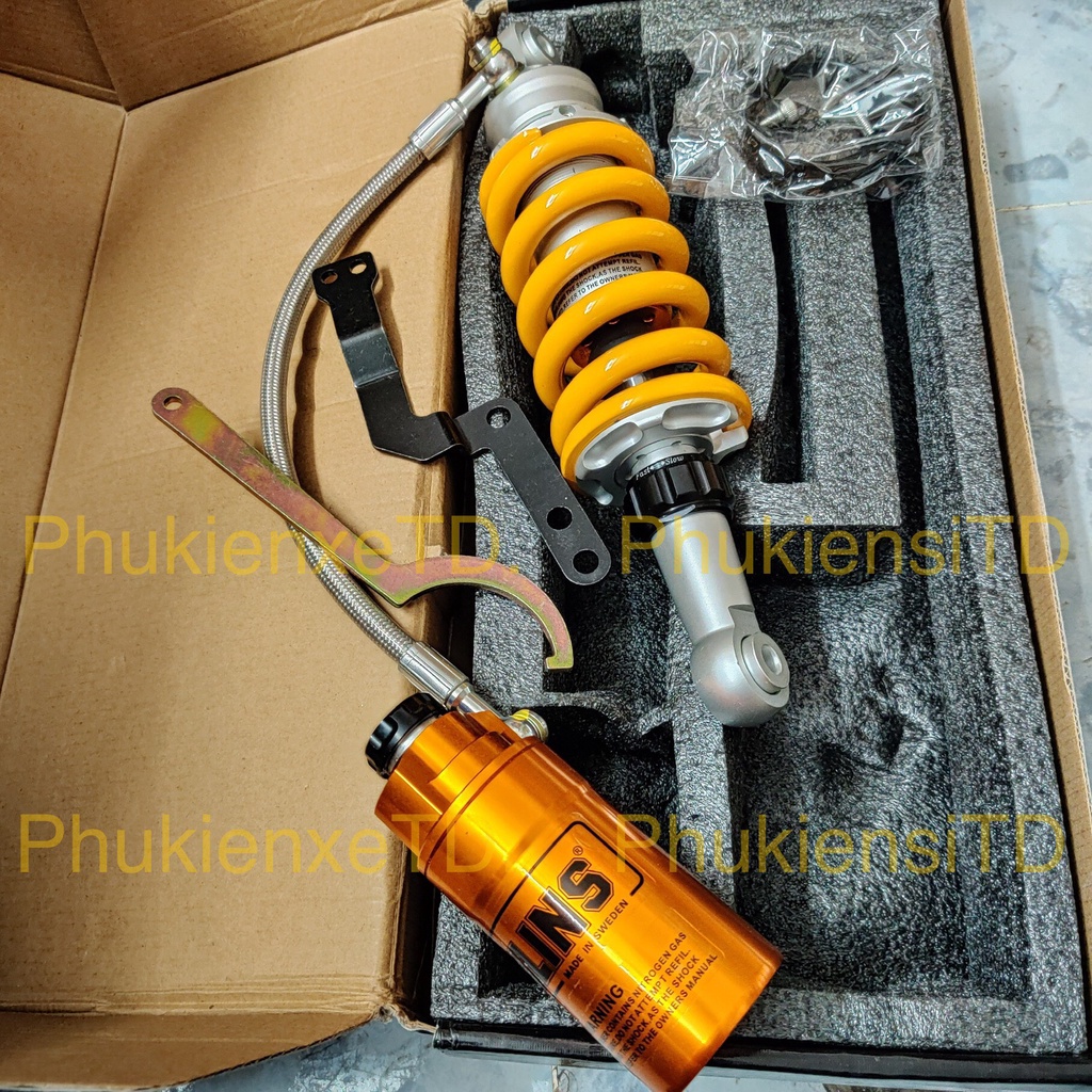 Phuộc OHLINS bình dầu lắp Raider Satria