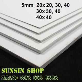 (Em RẺ NÈ!!!) Bìa mô hình - 5mm 20,30,40cm (Bìa làm handmade, Formex 5li , Fomex 5ly, Fomic)