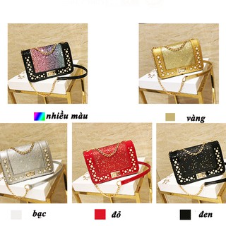 [FREE SHIP HÀ NỘI] Túi đeo chéo nữ đính đá lấp lánh thời trang - TS304