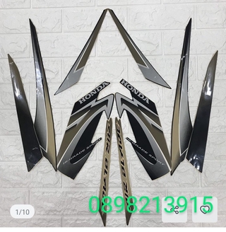 Bộ tem 3 lớp airblade thái 2008 - 2009 màu nâu
