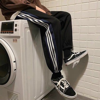 Quần Jogger thun 3 line Trùm Unisex