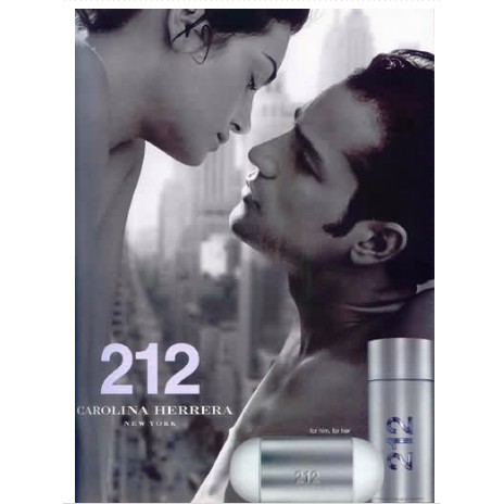 Lăn khử mùi nước hoa dành cho nam 212 MEN NYC Carolina Herrera (75g) Pháp