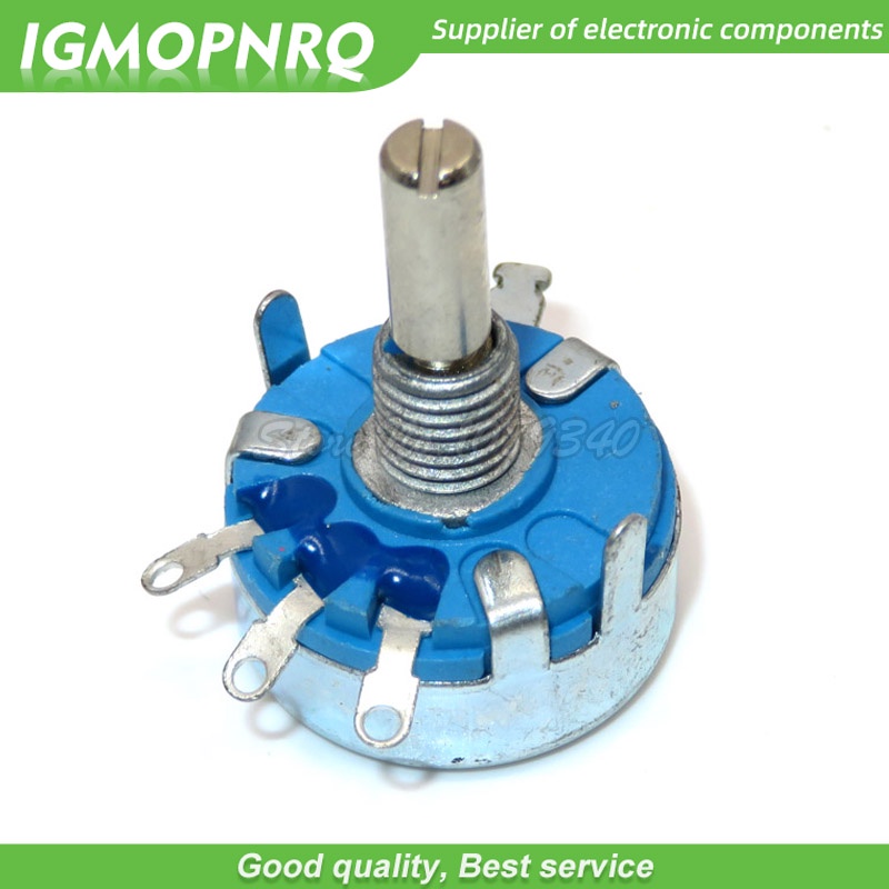 Bộ 2 Chiết Áp Tròn WH5-1A 1k 2k 10k 47k 4k7 470r 100k 470k 220k 1k5 22k 1m ohm 3 Chế Độ WH5