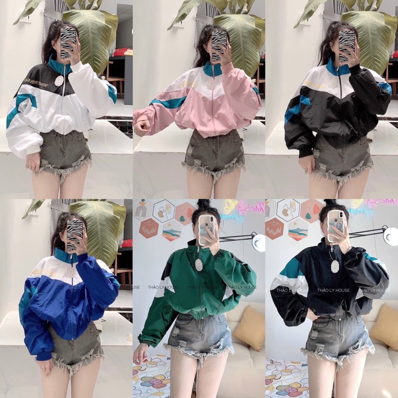 Áo khoác dù nữ 2 lớp form lửng cực xinh