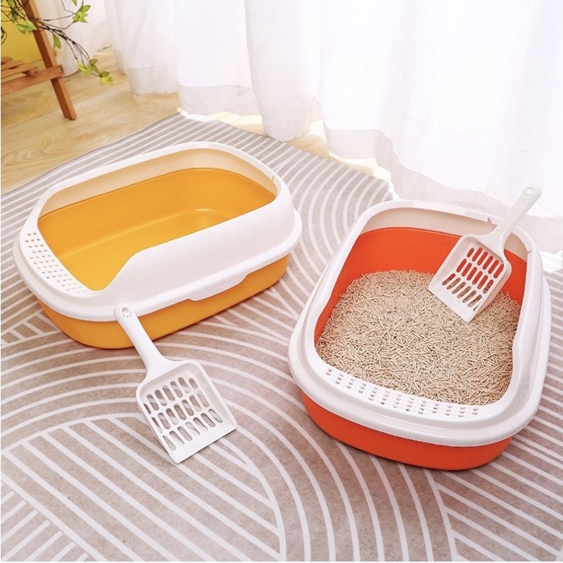 Khay vệ sinh cho mèo - Chậu cát cho mèo