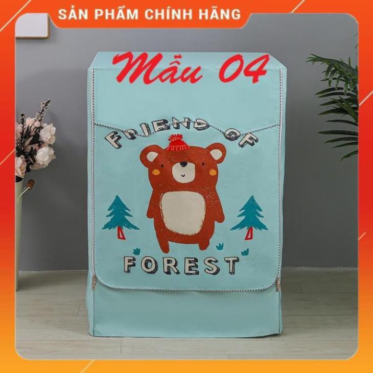 Vỏ bọc trùm máy giặt cửa trước, lồng ngang siêu bền chống mưa nắng 6kg, 7kg, 8kg, 9kg, 10kg