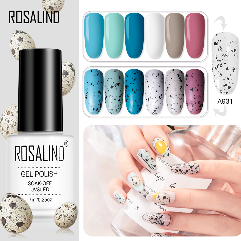 Gel sơn móng tay Rosalind nhiều màu hợp thời trang 7ml