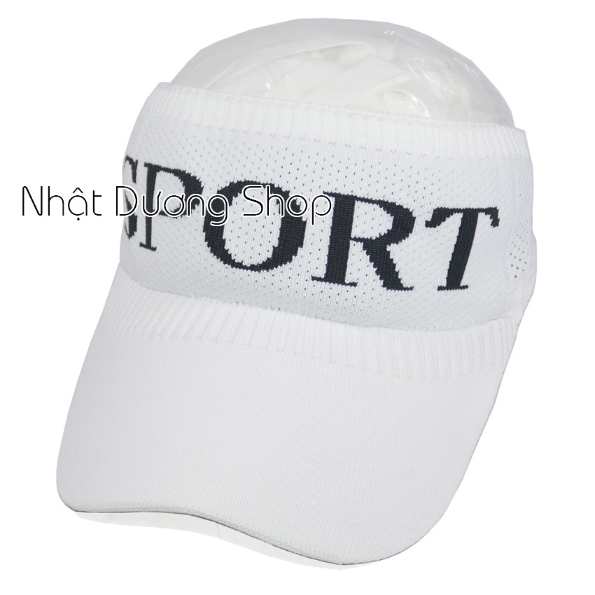 Nón kết in sport thể thao loại nửa đầu chất liệu len - chất liệu vải len cao cấp co giãn tạo nên sự thoải mái khi đội