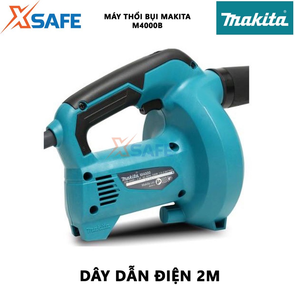 Máy thổi bụi MAKITA M4000B 530W Máy thổi cầm tay có chỉnh tốc, tốc độ không tải 8500-16000, độ bền cao - [XSAFE]