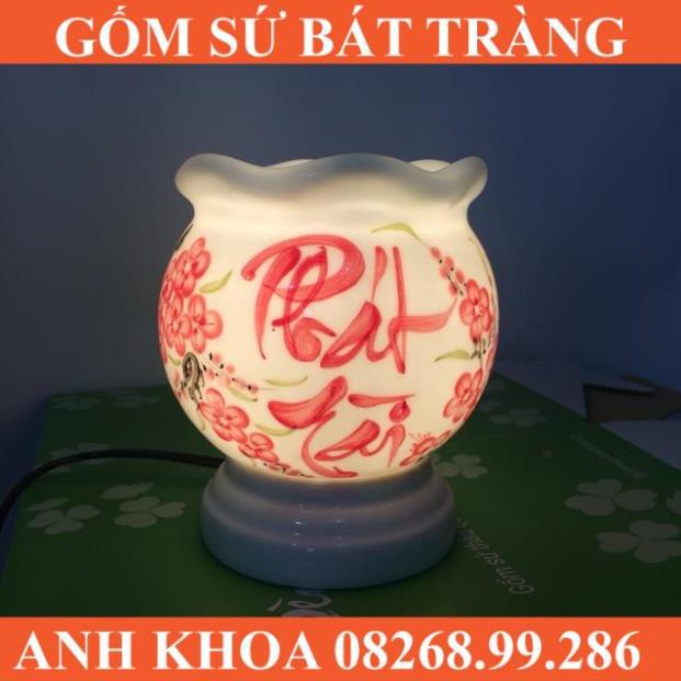 Combo 2 đèn và 1 tinh dầu - Gốm sứ Bát Tràng Anh Khoa