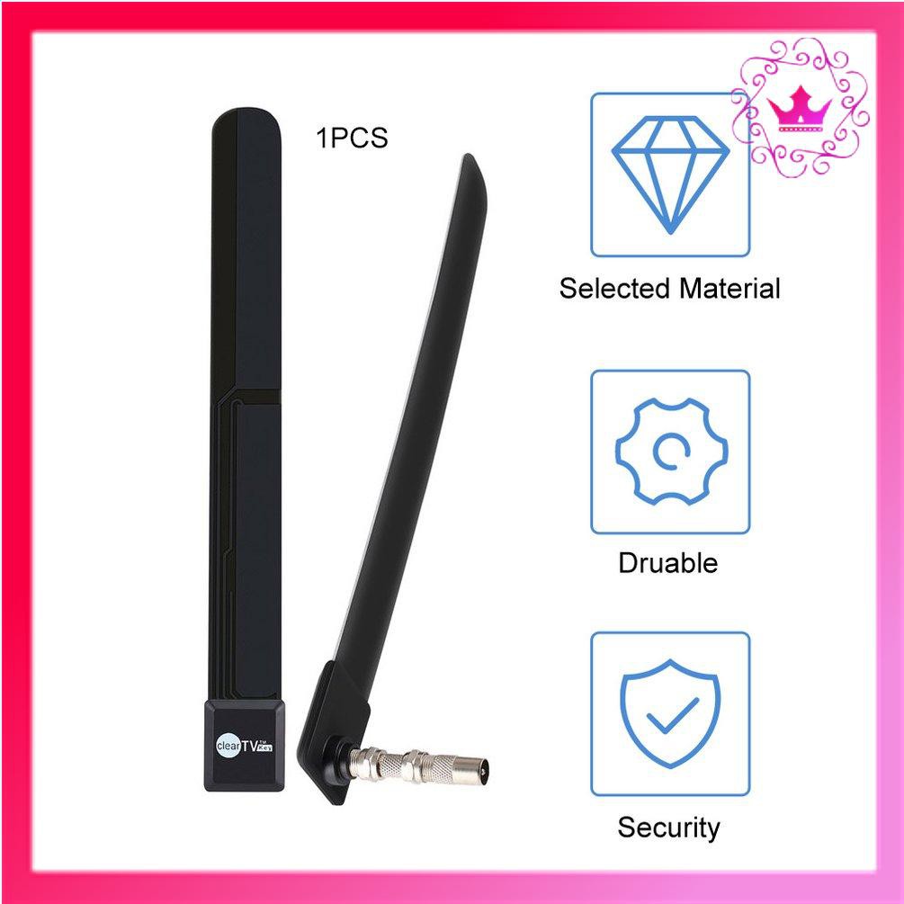 Ăng Ten Tv Trên Không Kỹ Thuật Số Lắp Trong Nhà Màu Đen Hiển Thị Rõ Ràng Phát Hdtv Miễn Phí 1080p Hd | BigBuy360 - bigbuy360.vn