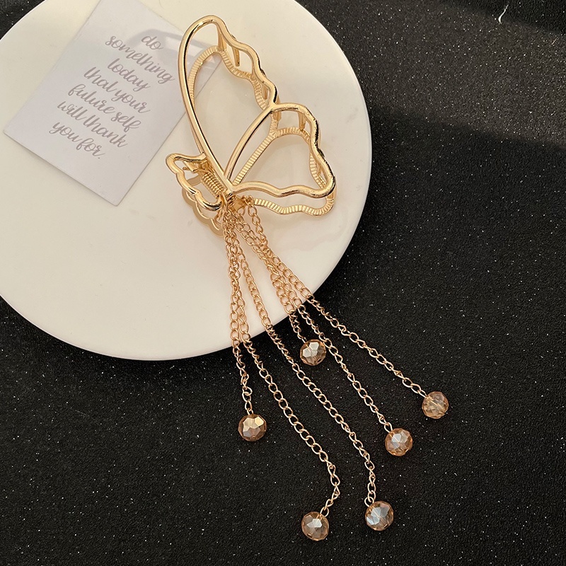 Kẹp Tóc Hình Bướm Bằng Kim Loại Thanh Lịch