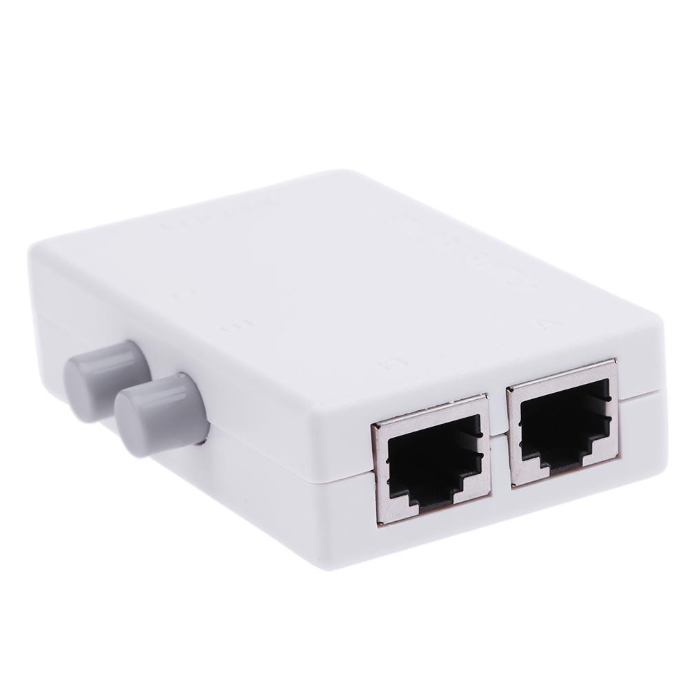 🌟Chất lượng cao nhất🍁100MHz Mini 2 Port Fast Ethernet Switch LAN Network Hub Wired RJ45 Splitter HUB
