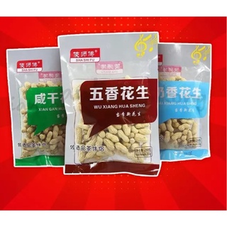 Gói đậu phộng sấy nguyên tẩm vị vỏ ăn liền shashifu 210gr