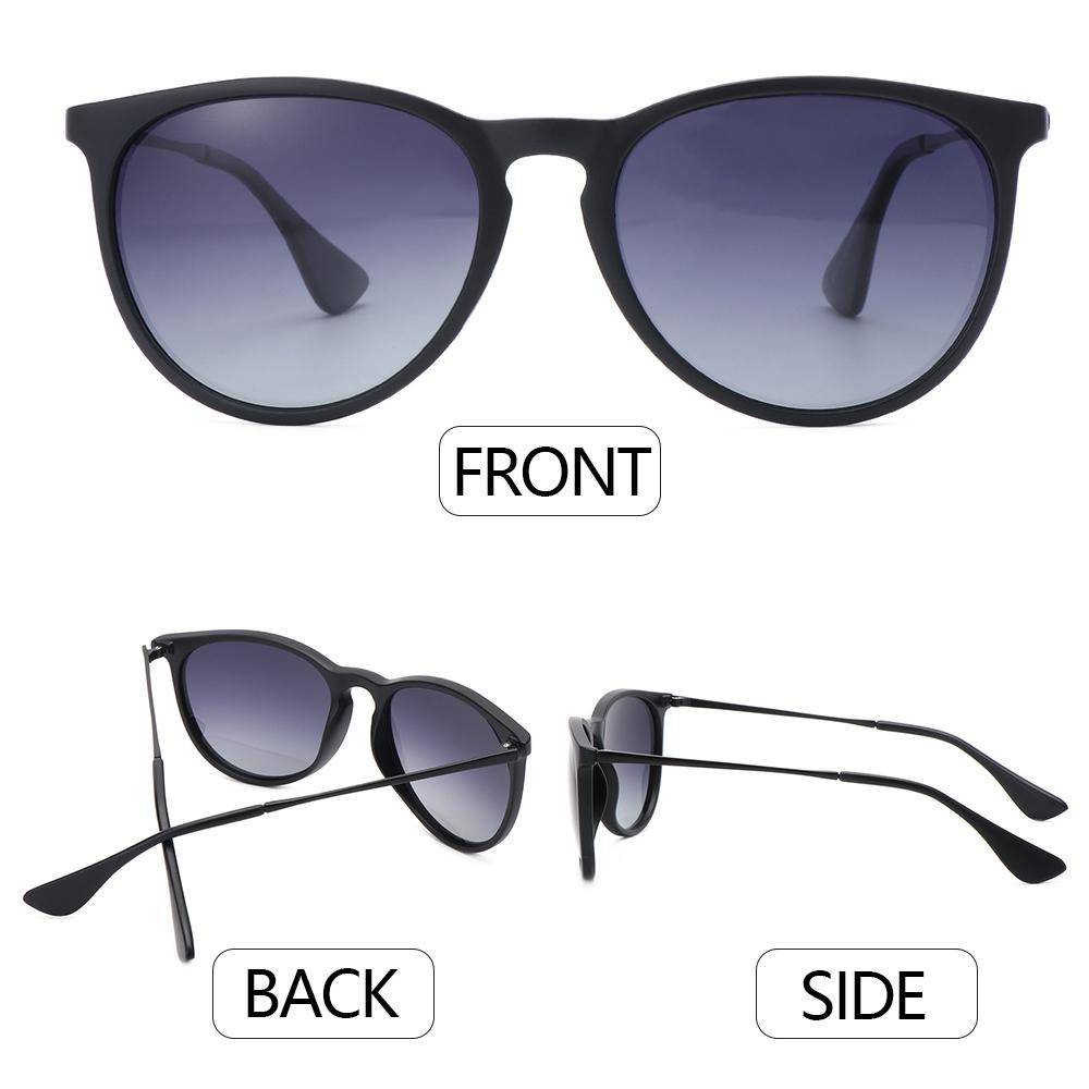 Kính Mát Gọng Tròn Cổ Điển Bảo Vệ Mắt Cho Nam Nữ