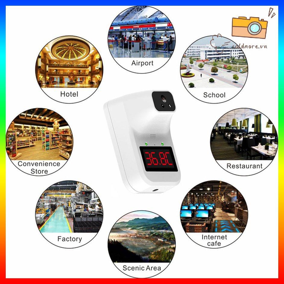 [SOE]  K3plus Ai Infrared Thermometer Three Installation Two Power Supplies 10 Languages Human Body Object Temperature Alarm