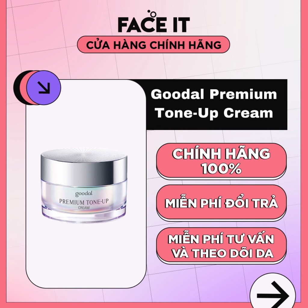 Kem Dưỡng Ốc Sên Goodal Premium Tone-Up Cream