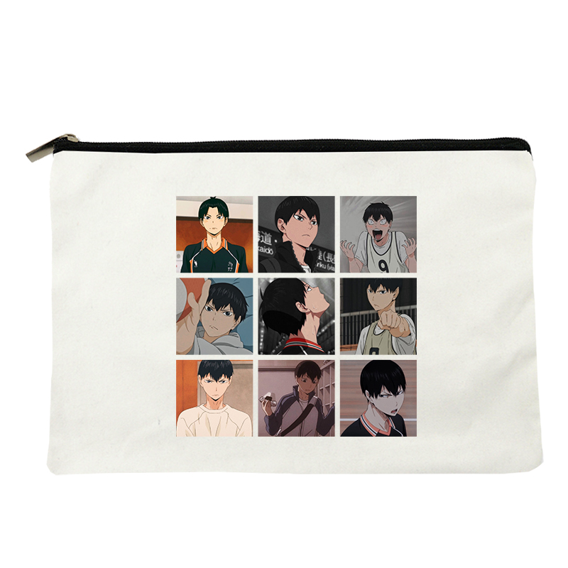 Túi Đựng Bút Vải canvas In Hình anime Nhật Bản Xinh Xắn Tiện Dụng
